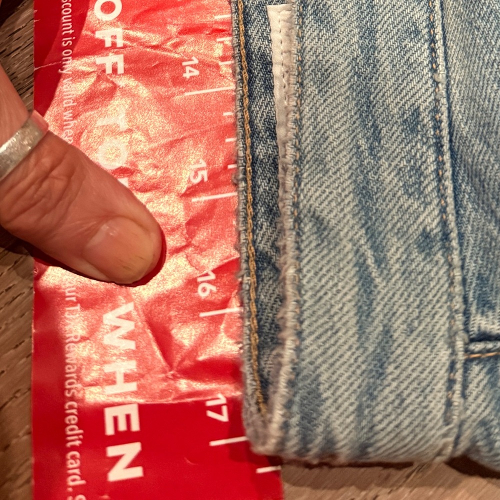 NWT zara trf shifted seam low waist jeans 6688/243 size 40 - Picture 4 of 5